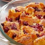 White Chocolate and Raspberry Croissant Pudding - Scruff & Steph