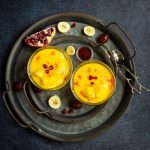 Microwave Fruit Custard | Eggless Fruit Custard Recipe