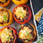 Stuffed peppers with ground beef and Portuguese chouriço | Photos & Food