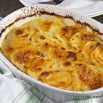 Smoky Andouille Scalloped Potatoes | Messin' With Perfection