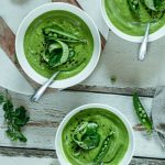 Creamy Avocado Pea Gazpacho (kid friendly) - Craving Avocados