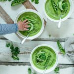 Creamy Avocado Pea Gazpacho (kid friendly) - Craving Avocados