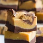 Chocolate Peanut Butter Fudge • Dance Around the Kitchen