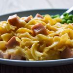One-Pot Cheesy Ham and Noodle Casserole • Dance Around the Kitchen