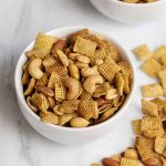 Easy Spicy Chex Mix (Snack Mix) - Bake Me Some Sugar