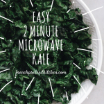 Microwave Kale & Lemon in 2 minutes | Quick Gourmet® Steam Bag
