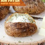 Easy Air Fryer Baked Potatoes - Bitz & Giggles