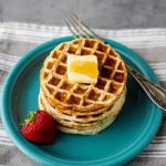 Easy Mini Waffles | THM FP, Low Fat, Low Carb - Oh Sweet Mercy