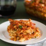 Vegan Baked Pasta with Tofu Ricotta - Thyme & Love