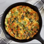 Dairy Free Frittata with Summer Garden Veggies - Dairy Free for Baby