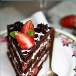 Baking|Barbara's Old Fashioned Chocolate Cake with Balsamic Strawberry &  Cream Filling {Eggless} -