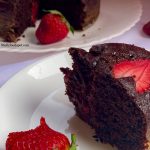 Eggless chocolate strawberry cake - Shellyfoodspot shellyfoodspot