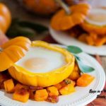 Eggs in a Mini Pumpkin with Bacon and Roasted Squash Hash Recipe - Everyday  Southwest