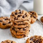 Flourless Peanut Butter Oatmeal Chocolate Chip Cookies | Ambitious Kitchen