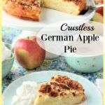 German Crustless Apple Pie - Creamy & Loaded with Apples | Kitchen Frau