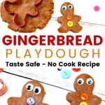 Gingerbread Playdough Recipe - No Cook No Cream of Tartar Homemade Playdough  - Natural Beach Living