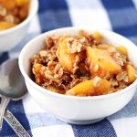 Microwave Peach Cobbler Recipe - Happy Herbivore Recipe