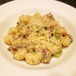 Gnocchi and Broccoli Carbonara / The Grateful Girl Cooks!