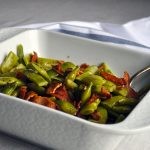 Microwave Green Beans with Bacon - A Little And A Lot