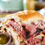 Sourdough Hot Pastrami Sandwich - A Drizzle of Delicious