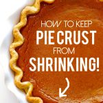 How To Keep Pie Crusts From Shrinking