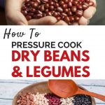 How to Pressure Cook Dry Beans/Legumes (with OR without soaking!)