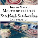 How to Make a Month of Frozen Breakfast Sandwiches {and Burritos} ⋆  Exploring Domesticity