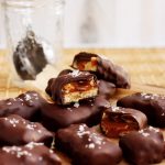 Chocolate-Covered 7-Minute Microwave Caramels - Averie Cooks