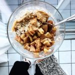 Apple Cinnamon + Peanut Butter Oatmeal | The Friendly Fig