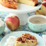 German Crustless Apple Pie - Creamy & Loaded with Apples | Kitchen Frau