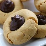 Peanut Butter Chocolate Marble Cookies - two raspberries