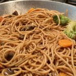 Mushroom Vegetable Lo mein – cookingwithdeborah.com