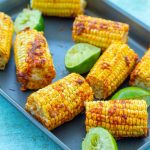 Easy Roasted Mexican Corn on the Cob (Vegan) - Easy Peasy Foodie