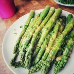 Asparagus with mustard sauce - Ana In the Kitchen - cooking, backing