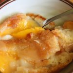 Lazy Peach Crisp-Cobbler -