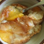 Lazy Peach Crisp-Cobbler -