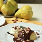 Sautéed Pears with Chocolate Sauce | Kitchen Frau