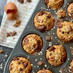 Banana Oat Chocolate Chunk Muffins - Un petit Oiseau dans la Cuisine