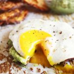 Avocado “Toast” with a Sunny Side Up Egg