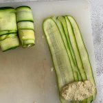 Vegan Stuffed Courgette Rolls| Tofu ricotta, tomato and basil - Recipes and  Places