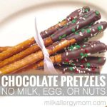 Double Chocolate Covered Pretzels Dairy-Free | Milk Allergy Mom Recipe