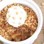 MICROWAVE APPLE CRISP FOR ONE | In Good Flavor | Great Recipes | Great Taste