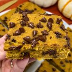 The Best Pumpkin Chocolate Chip Blondies - Lauren Fit Foodie