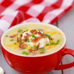 The Easiest Potato Soup Recipe (In A Mug!) - Gemma's Bigger Bolder Baking