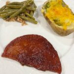 Baked Barbecue Ham Steak - Freshly Homecooked