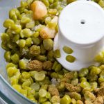 Split Pea Hummus with Roasted Garlic and Cumin - Thinly Spread
