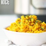 Instant Pot Packaged Saffron Yellow Rice - Sparkles to Sprinkles