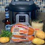 Pressure Cooker Kielbasa and Sauerkraut - DadCooksDinner