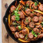 Italian Sausage, Onions and Peppers Skillet (Ready in less than 25 minutes)