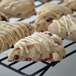 Gluten Free White Chocolate Cranberry Scones - Just As Good